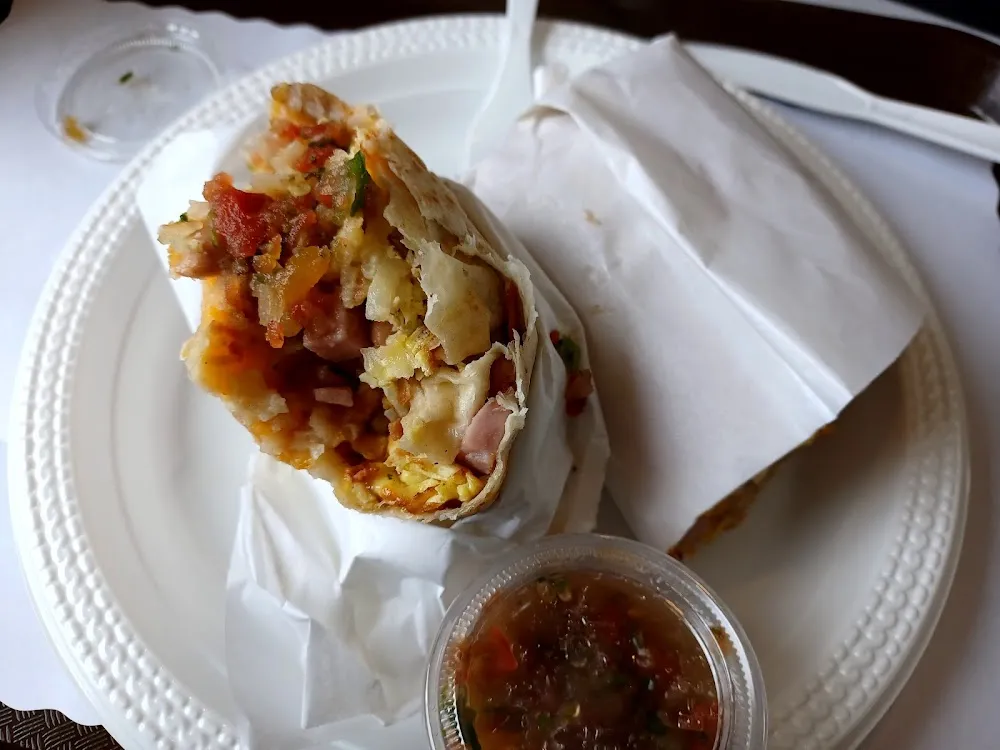 Breakfast Burrito with Beans